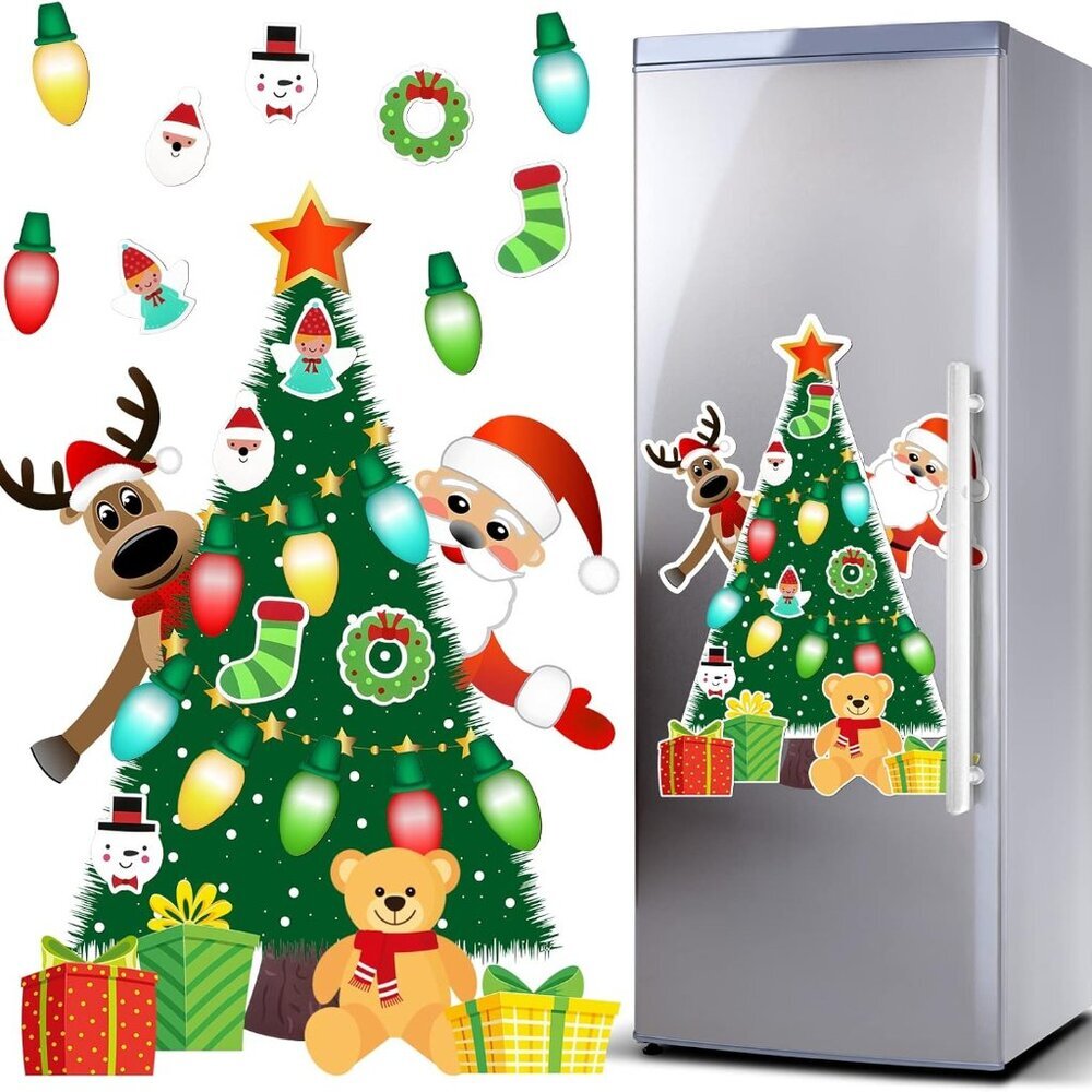 Christmas Refrigerator Magnets Magnetic Christmas Tree Magnets for Refrigerator